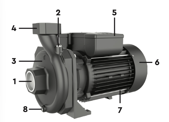 Влаштування відцентрових насосів LEO XSm70 фото
